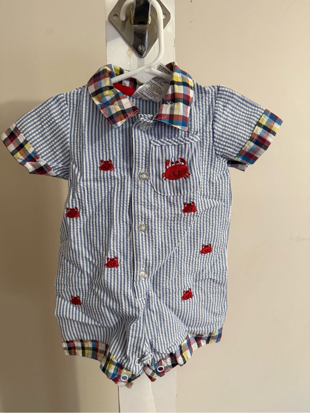 Baby Essentials Crab Romper